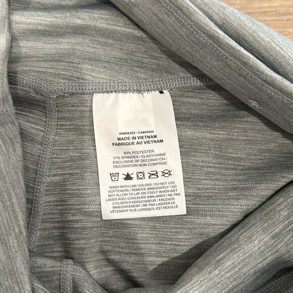 NIKE Heathered Gray One Dri-Fit Workout Running Active Legging Bottoms Size M - Picture 9 of 13